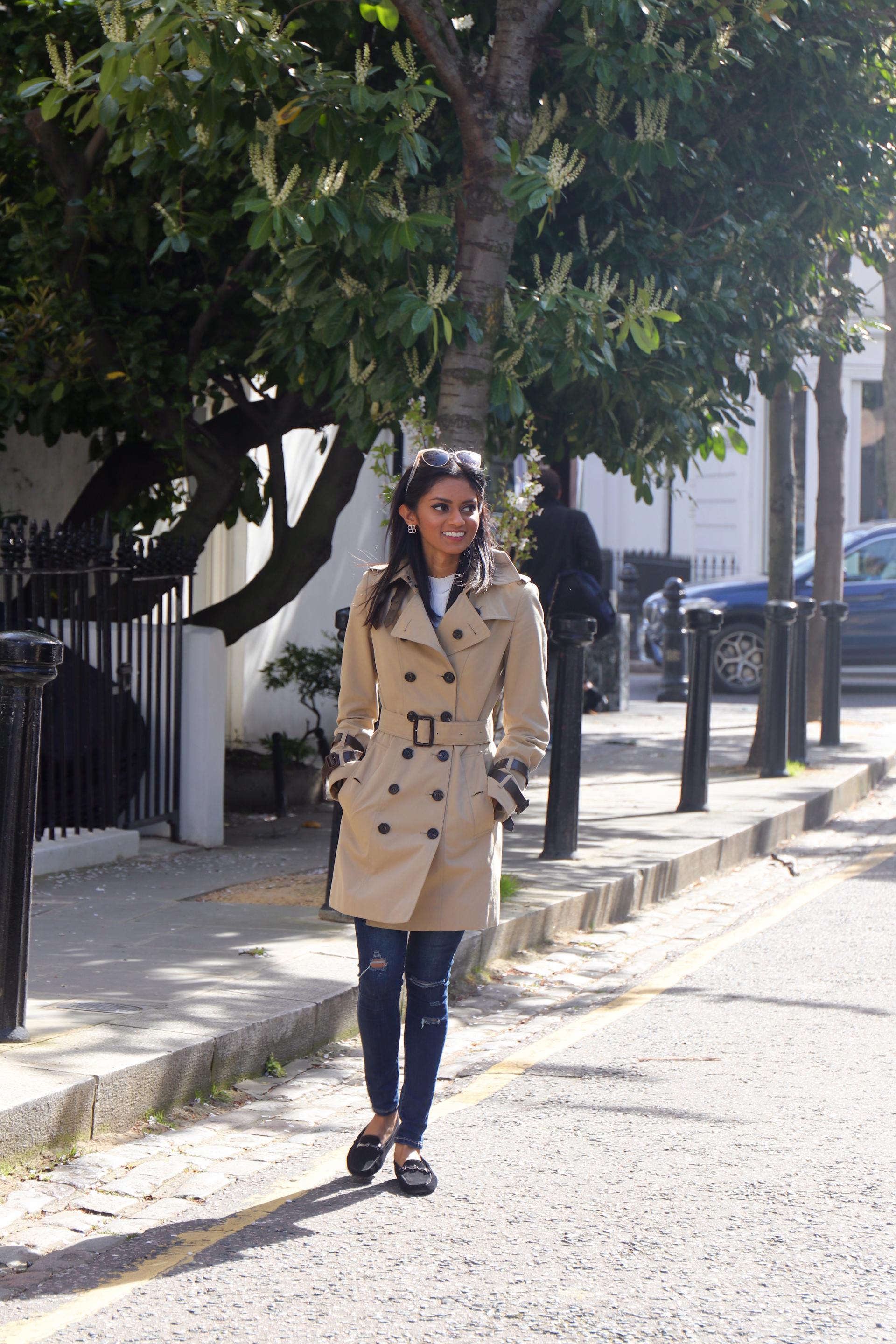 how i style my burberry trench coat  life with laila