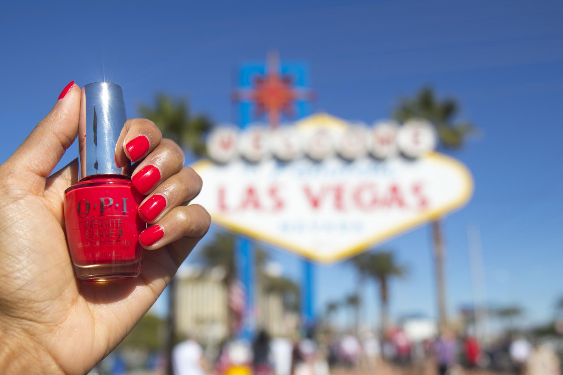 “Unrepentantly Red” by OPI Infinite Shine
