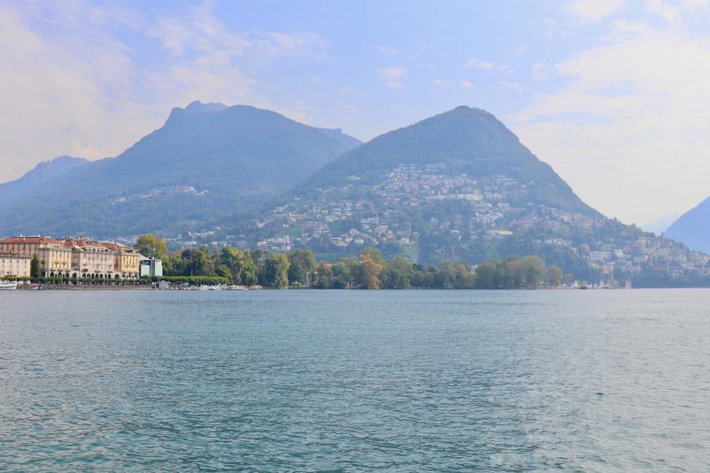 Lake Lugano and Monte Bre
